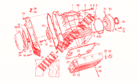 Carter moteur pour MOTO GUZZI T3 e Derivati Calif./T4/Pol./CC/PA de 1983