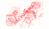 Tête cylindre pour MOTO GUZZI V 50 III Pol./PA VechioTipo de 1990